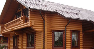 Строительство дома из оцилиндрованного бревна в Гудермесе - от 137592 рублей